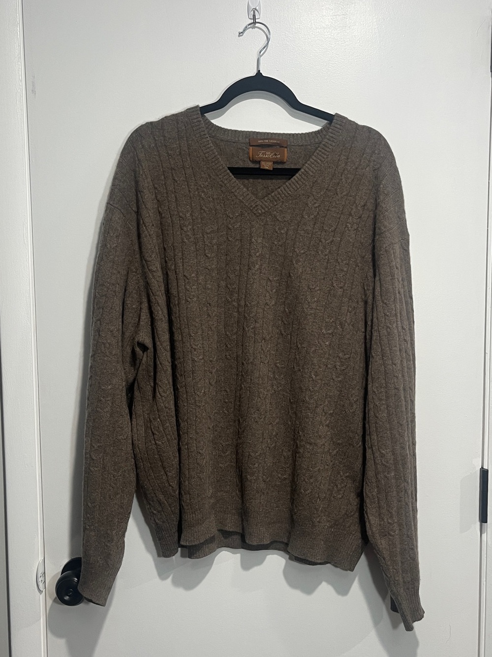 Tasso Elba 100% Fine Cashmere Sweater – Size XXL